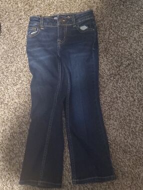 Cat & Jack Dark Blue Wide Leg Jeans